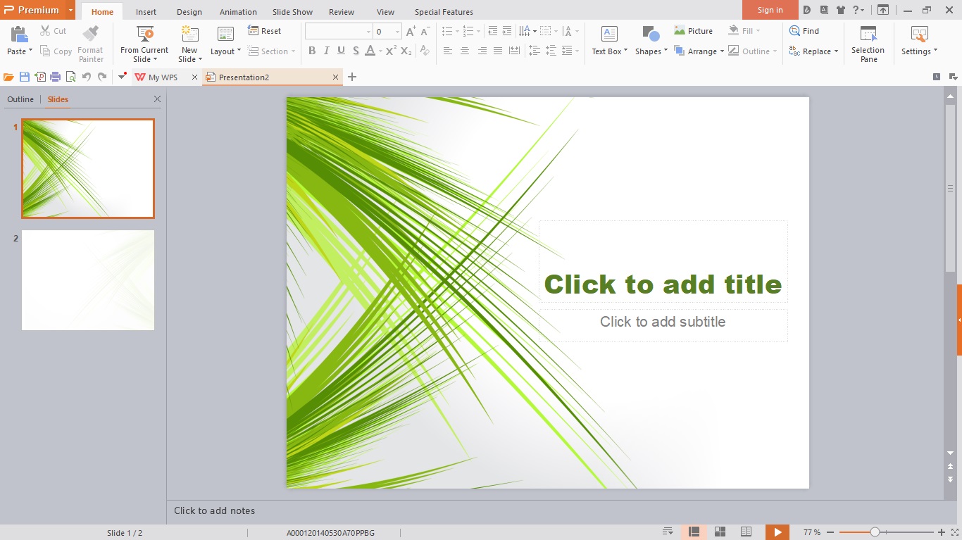 WPS Office Premium 10.2 : New Presentation