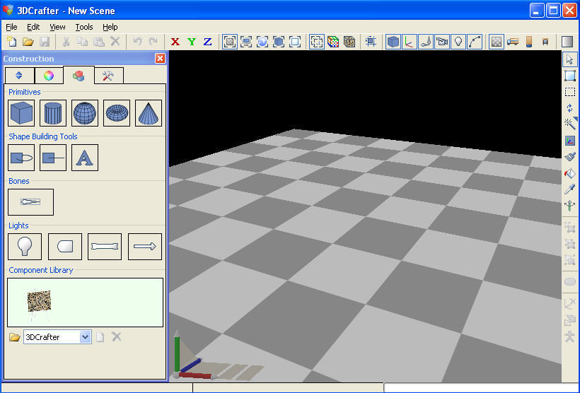 3DCrafter 9.1 : Main Window