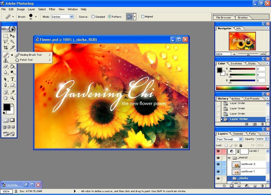 Adobe Photoshop Brushes 7.0 : Main window