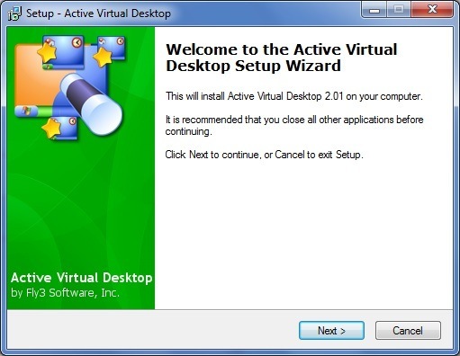 Active Virtual Desktop 2.0 : Setup Wizard