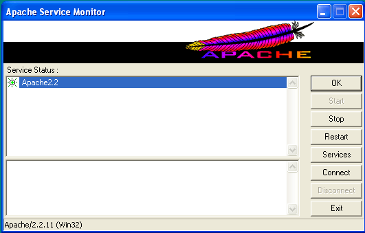 Apache HTTP Server 2.2 : Apache monitor