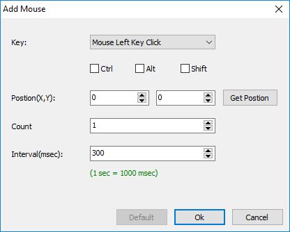 Auto Keyboard 10.0 : Mouse click programming