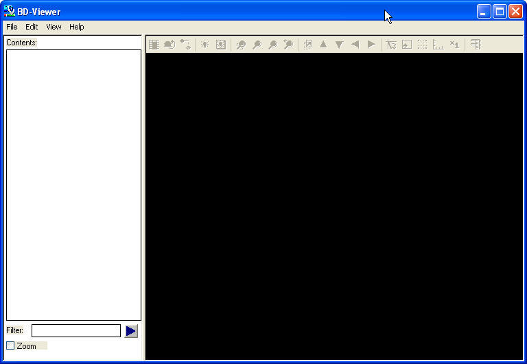 BDViewer 5.0 : Main window