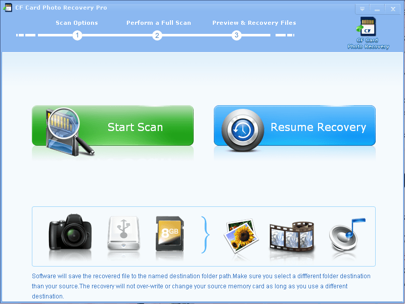 CF Card Photo Recovery Pro 2.7 : CF Card Photo Recovery Pro