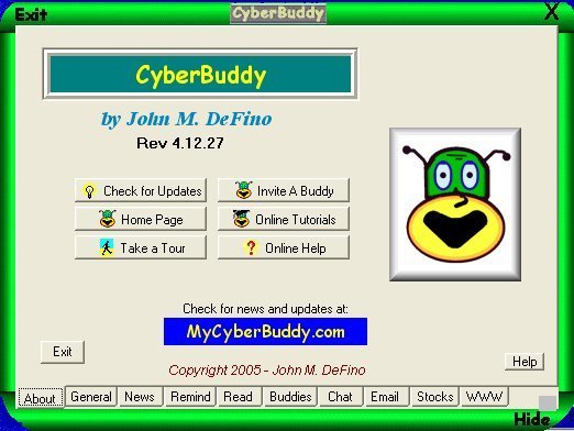 CyberBuddy 2.1 : Main Window