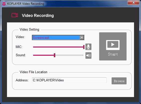 KOPLAYER 1.2 : Video Recorder