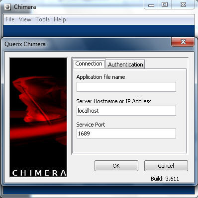 Querix Chimera 4.5 : Main window