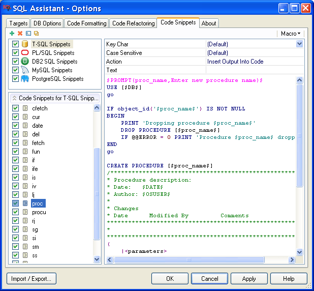 SoftTree SQL Assistant 7.3 : Main window