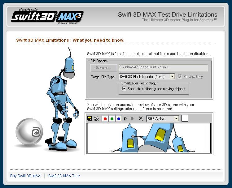 Swift MAX 3.0 : Limitations