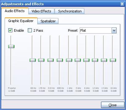VLC media player 1.0 : Filters and effects