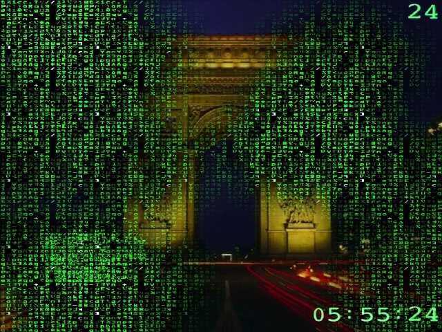 3D Matrix Screensaver: "the Endless Corridors" : Paris
