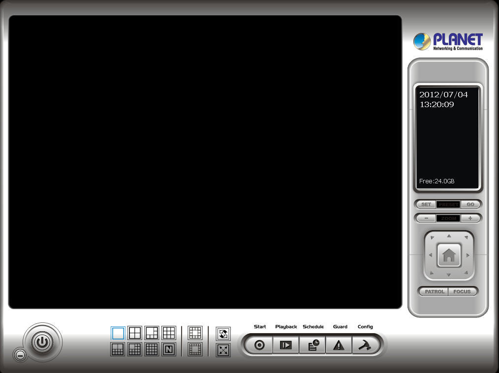 Cam Viewer 3 Pro 1.0 : Main screen
