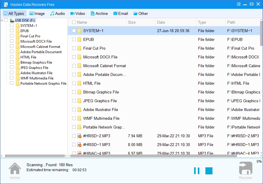 Hasleo Data Recovery 6.0 : Deep Scan