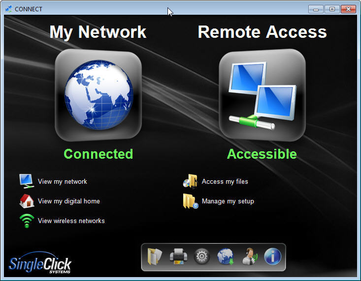Home Network Manager 5.3 : Main window