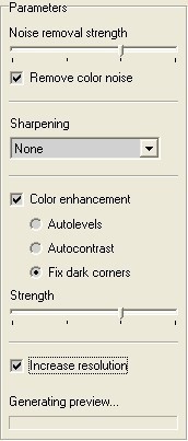 Mobile Photo Enhancer 1.3 : Parameters