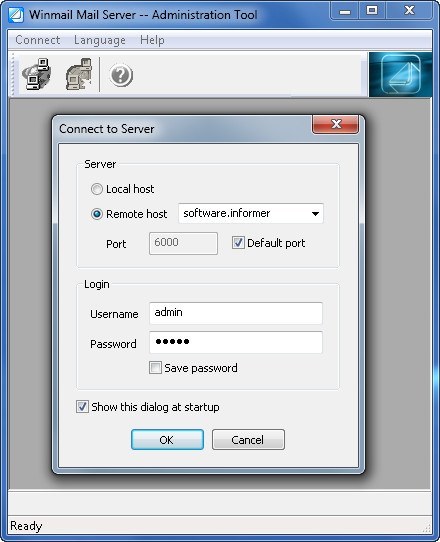 Magic Winmail Server 5.0 : Main window