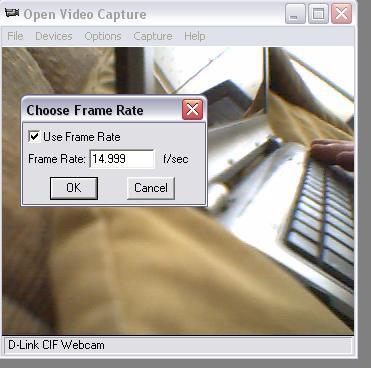 Open Video Capture 1.1 : Select Frame Rate