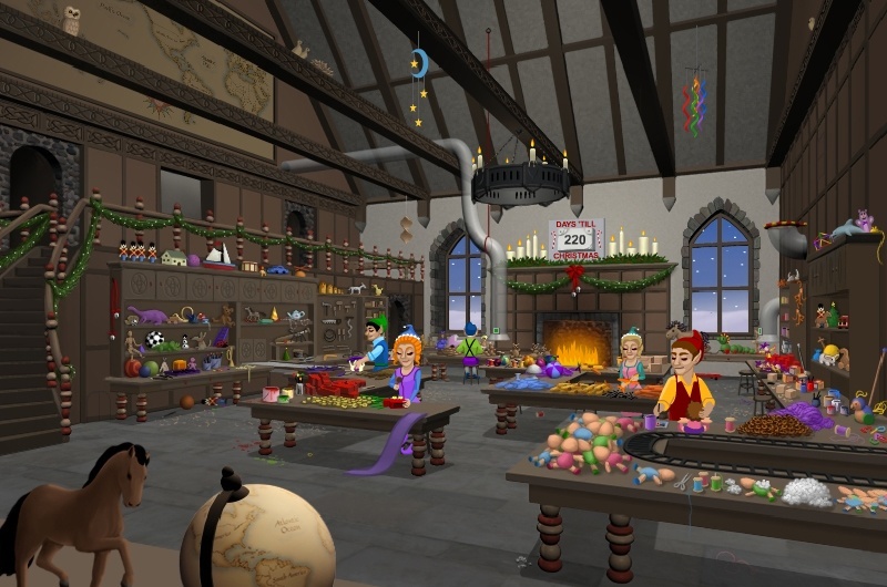 Santas Workshop Screensaver : Main Window