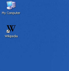 Wikipedia Icon Installer 1.0 : Main window