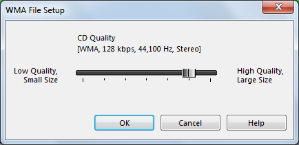 All Free MP3 Cutter 8.8 : Audio Quality settings