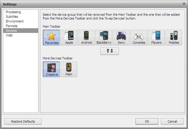 AVS Video Converter 8.4 : Supported Devices