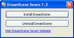 DreamScene Seven 1.3 : Main window