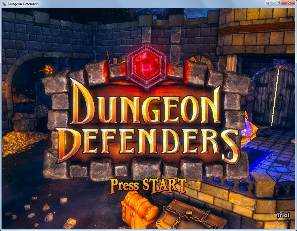 Dungeon Defenders 7.2 : Main Screen