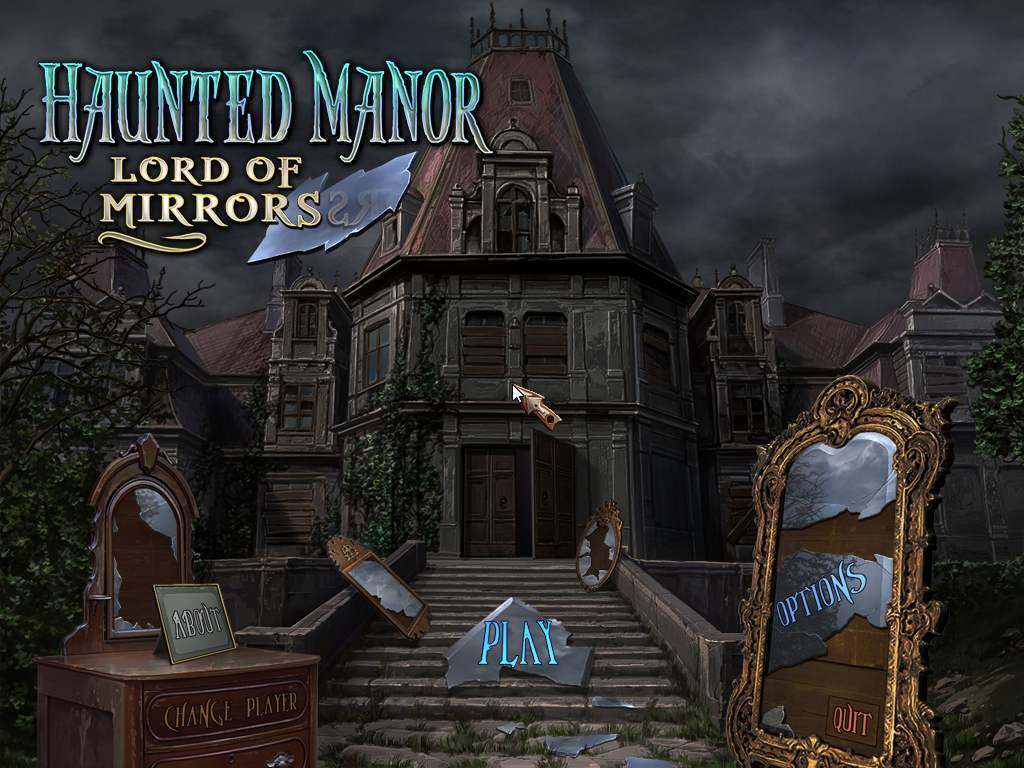Haunted Manor: Lord of Mirrors : Main menu
