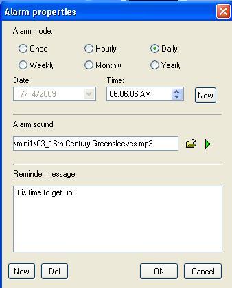 PC Alarm Clock 3.0 : Creating my own alarm