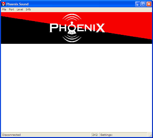 Phoenix Sound 1.2 : Main window
