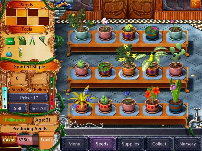 Plant Tycoon : Main Window