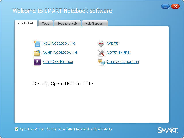 SMART Notebook Software 10.7 : General View