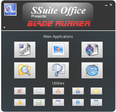 SSuite Office - Blade Runner 1.2 : Main Window