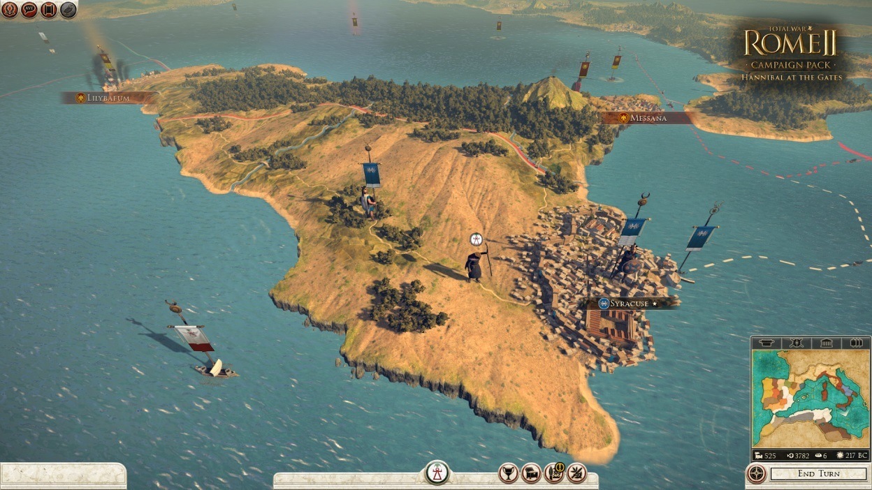 Total War™: ROME II – Hannibal at the Gates : Main Window