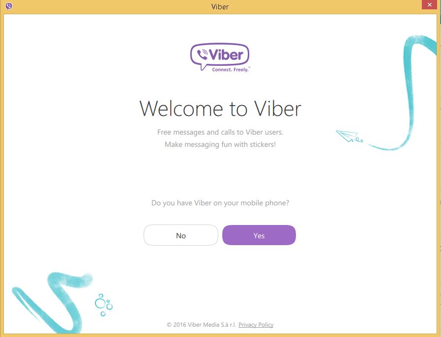Viber 5.9 : Main Window
